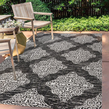 Tuscany Ornate Medallions Indoor/outdoor Area Rug